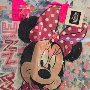 MINNIE MOUSE LARGE, CLEAR TOTE BAG